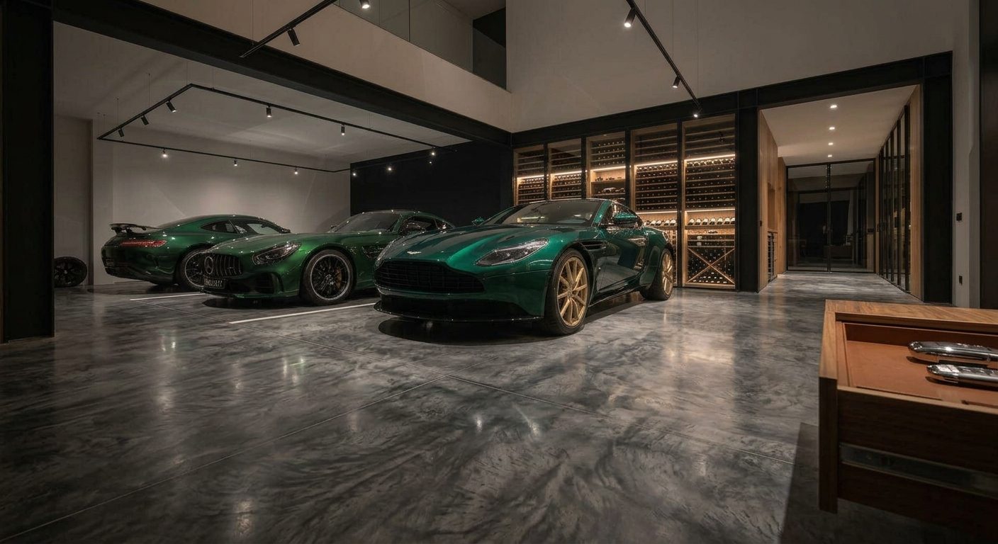 Showroom y taller boutique de Atelier Motorwerks con deportivos de alta gama
